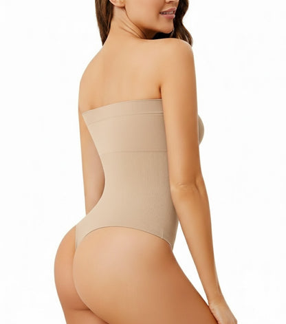 Strapless Sculpting Thong Bodysuit