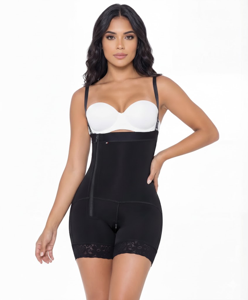 Adjustable Zip Sculpting High Waist Short